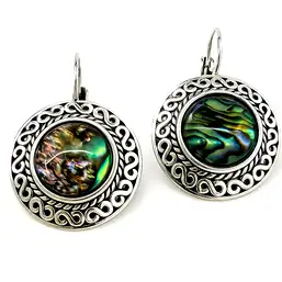 Imagine Cercei Mother of Pearl piatra nacru sau sidef