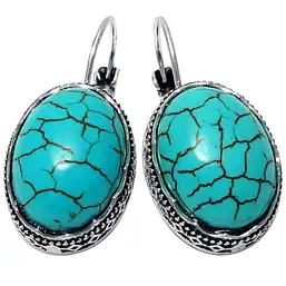 Imagine Cercei Turcoaz oval