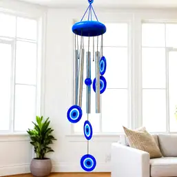 Imagine Clopotel de vânt cu 6 Ochi Protectori