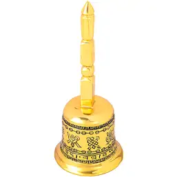 Imagine Clopot tibetan cu 8 simboluri norocoase și pagoda feng shui