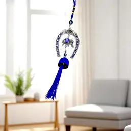 Imagine Clopoței de vânt potcoavă cu elefant și ochi protector