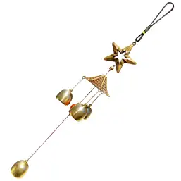 Imagine Clopoței de vânt cu stea strălucitoare și pagodă