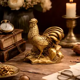 Imagine Cocos feng shui pe munte de aur