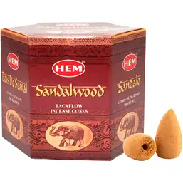 Imagine Conuri backflow Sandal parfumate 40 buc