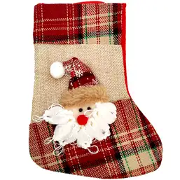 Imagine Decoratiune Soseta de Craciun cu Mos Craciun