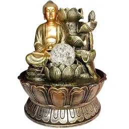 Imagine Fântână mare cu Buddha Medicinei și bilă