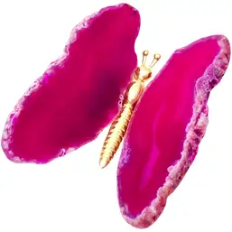 Imagine Fluture piatră Agate