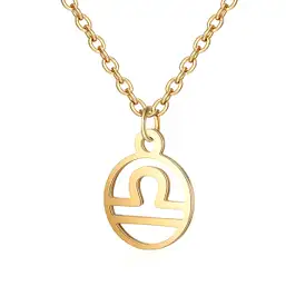 Imagine Balanta pandantiv zodiac cu lantisor