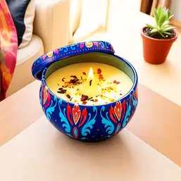 Imagine Lumanare parfumata naturala Zambile Wild Bluebell