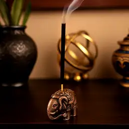 Imagine Mini suport betisoare Elefant cu trompa in jos