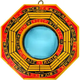 Imagine Oglinda bagua feng shui convexa de protectie