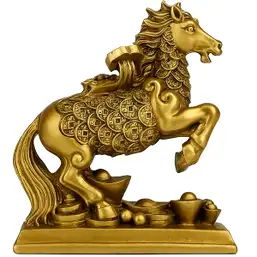 Imagine Cal auriu in două picioare