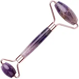 Imagine Rola dubla ametist pentru masaj facial si corporal