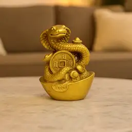 Imagine Șarpe cu monedă chinezească