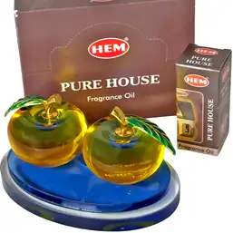 Imagine Cadou 2 mere cu suport aromaterapie si ulei Pure House