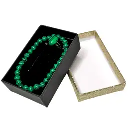 Imagine Set brățară și inel Malachit ajustabile