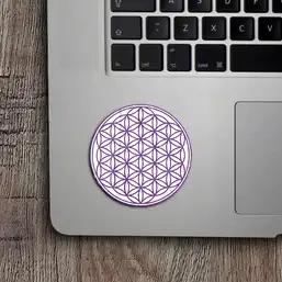 Imagine Sticker Floarea Vieții Mov