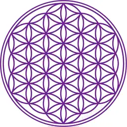 Imagine Sticker Floarea Vieții Mov