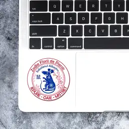 Imagine Sticker Șobolan Albastru