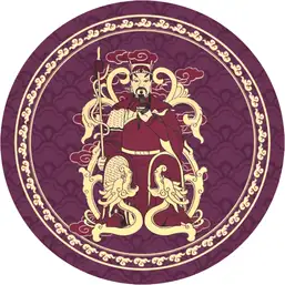 Imagine Sticker Tai Sui 2025 pentru sprijin din partea Zeului Anului