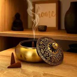 Imagine Suport conuri parfumate model floare de crin