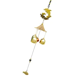 Clopoței de vânt cu delfin și 3 clopoței