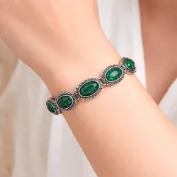 Brățară 7 pietre Malachit