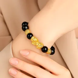 Bratara Pi Xiu si obsidian