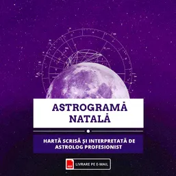 Astrograma natala personalizata
