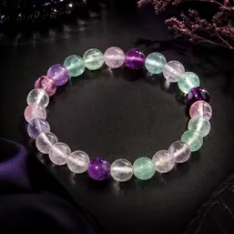 Set bratara Fluorina cu felicitare personalizata