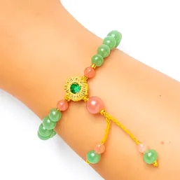 Brățară Aventurin cu mandală florală