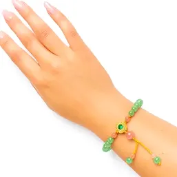 Brățară Aventurin cu mandală florală