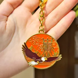 Breloc amuleta învățăturii cu vultur