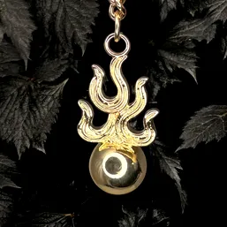 Breloc bila de foc Ksitagarbha