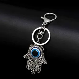 Breloc Hamsa și Ochiul norocos