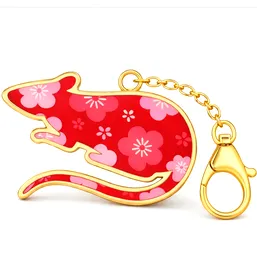 Breloc Amuletă zodia Șobolan