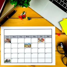 Calendar personal pe 1 luna