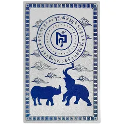 Card rinocer si elefant