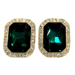 Cercei zirconiu verde