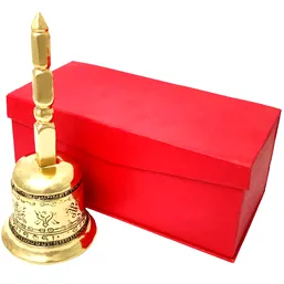 Clopot tibetan cu 8 simboluri norocoase și pagoda feng shui