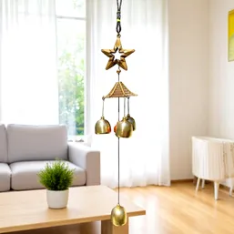 Clopoței de vânt cu stea strălucitoare și pagodă