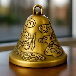 Clopotei cu Phoenix si Dragon