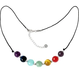 Colier 7 chakre argint 925