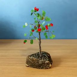 Copac cu cristale Aventurin si Carneol