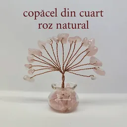 Copacei cristale Cuart Roz