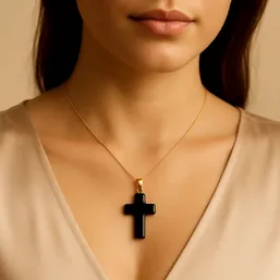 Pandantiv cruciuliță Onix