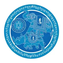 Sticker Elefant si Rinocer albastri 2026