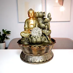 Fântână mare cu Buddha Medicinei și bilă