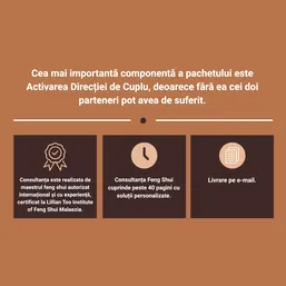 Consultanță Feng Shui pentru 2 persoane aflate în relație