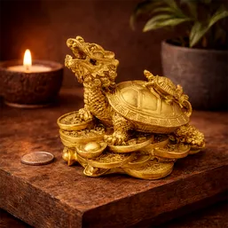 Testoasa dragon cu pepite